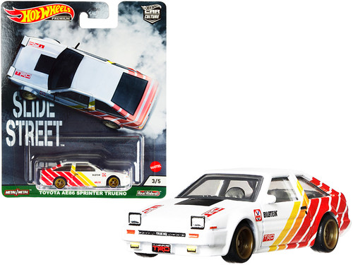 Toyota AE86 Sprinter Trueno TRD White with Stripes 