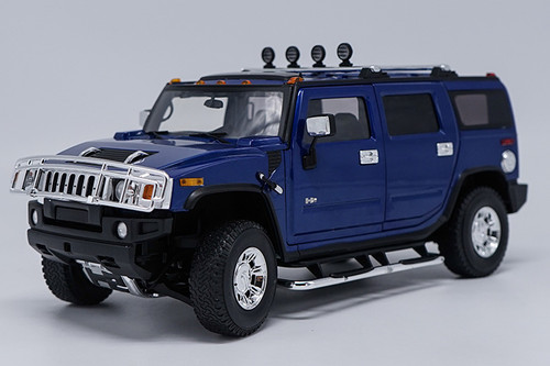 1/18 Highway 61 Highway61 Hummer H2 (Blue) Diecast Model