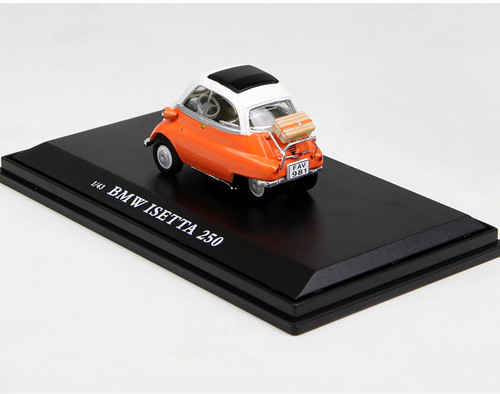 1/43 Ixo 1959 BMW Isetta (Red & White) Diecast Car Model