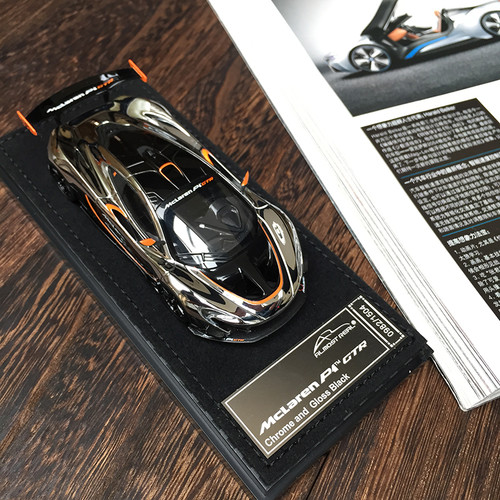 ミニカー Almost Real 1/43 McLaren P1 GTR 1/43 Almostreal Almost Real Mclaren P1 GTR (Chrome & Gloss Black