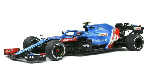 1/18 Solido Formula One #31 Alpine A521 - Winner GP Hungary 2021 - E. Ocon  Diecast Model