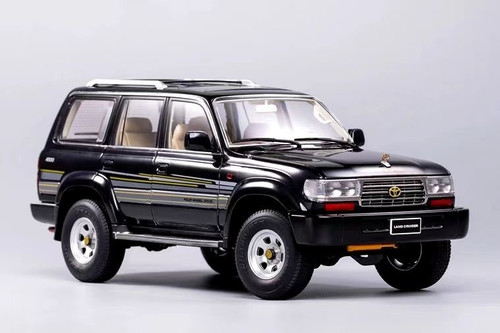 1/18 Kengfai Toyota Land Cruiser 80 LC80 Stock Edition (Black) Diecast Car Model