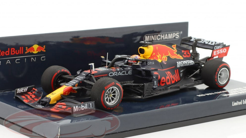 1/43 Minichamps 2021 Max Verstappen Red Bull RB16B #33 Winner Dutch GP Formula 1 World Champion Car Model Limited