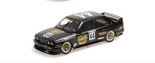 1/18 Minichamps 1987 BMW E30 M3 #44 Winner Div. 2 1000km Bathurst JPS Team  BMW Jim Richards, Tony Longhurst Diecast Car Model Limited