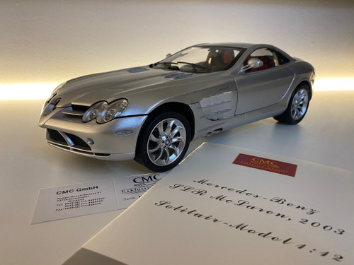 1/12 CMC 2003 Mercedes-Benz Mercedes SLR (Silver) Diecast Car Model