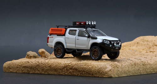  1/64 BM Creations ISUZU 2016 D-MAX White with accessory pack LHD