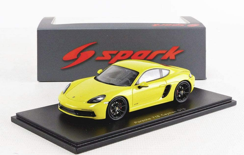 ポルシェ Cayman 981 ケイマン GT4 イエロー 1/43 ミニカー