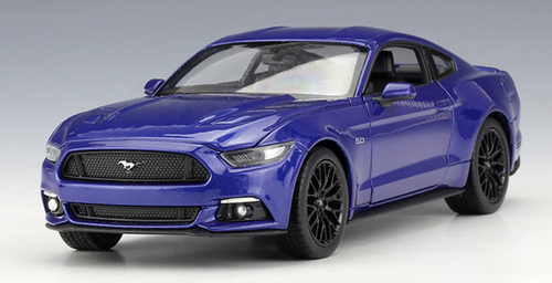 1/24 Welly FX Ford Mustang GT 5.0 (Blue) Diecast Car Model