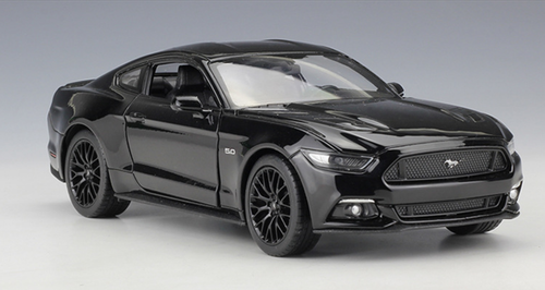 1/24 Welly FX Ford Mustang GT 5.0 (Black) Diecast Car Model