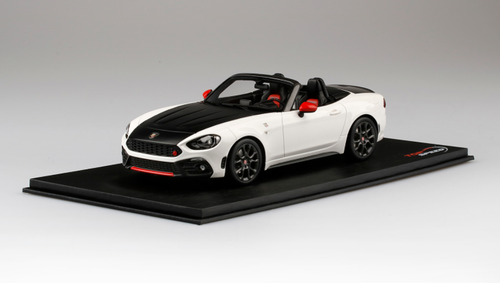  1/18 Topspeed Abarth Fiat 124 Spider Turini 1975 White