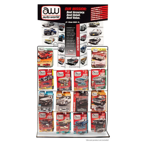 1/64 Auto World Counter Display Rack (car models NOT included)