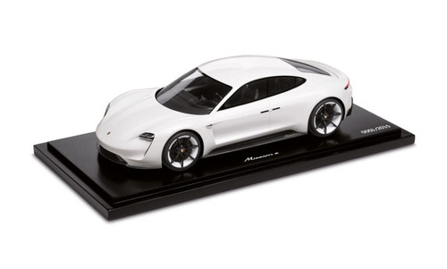 1/18 Dealer Edition Porsche Taycan Mission E Concept (White) with Showcase Car Model