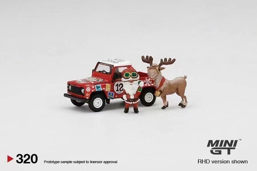 1/64 Mini GT Land Rover Defender 90 Pickup 2021 Christmas Edition