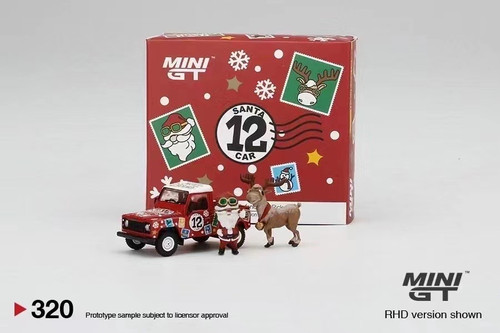 1/64 Mini GT Land Rover Defender 90 Pickup 2021 Christmas Edition