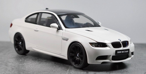 1/18 Kyosho BMW E92 M3 Coupe (White) Stock Black Wheels Diecast Car Model