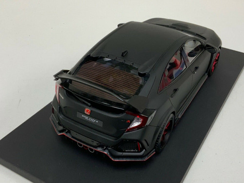 1/18 Honda Civic Type R マットブラック Honda Civic Type-R 2020 Black 1:18 by LCD Models