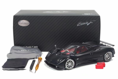 1/18 Almost Real 2005 Pagani Zonda F (Matte Black) Diecast Car Model