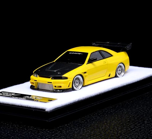 1/64 404Error Nissan Skyline GT-R GTR R33 Yellow Car Model Limited