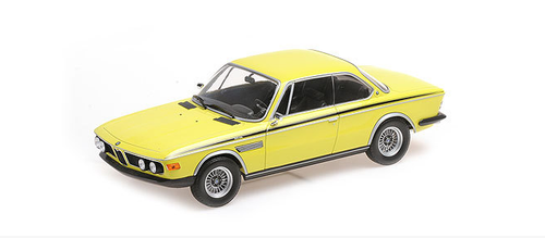 1/18 Minichamps 1972 BMW 3.0 CSL (Yellow) Diecast Car Model