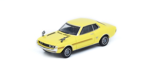 1/64 INNO64 TOYOTA CELICA 1600GT (TA22) Yellow Diecast Car Model
