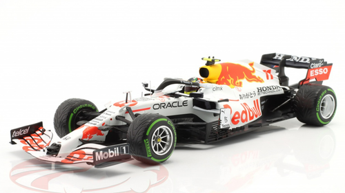 1/18 Minichamps 2021 Formula 1 Sergio Perez Red Bull Racing RB16B #11 3rd Place Turkey GP Car Model