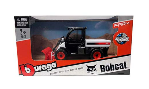 Bburago Bobcat Toolcat 5600 w/ Snow Plow 4.5"