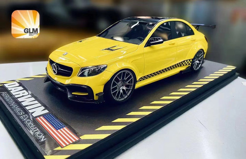 1/18 GLM Mercedes-Benz Mercedes C63 C63s AMG W205 DarwinPRO Widebody (Yellow) Resin Car Model Limited 199 Pieces