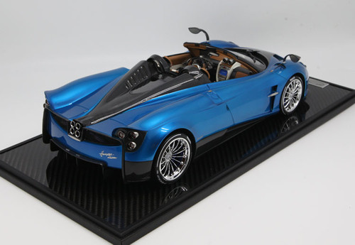 1/12 BBR Pagani Huayra Roadster (Blue w/ Silver Rims) Limited 20 Resin Car Model