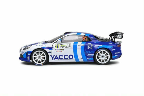 1/18 Solido Renault Alpine A110 Rally WRC Monza 2020 N° 91 P.R Diecast Car Model