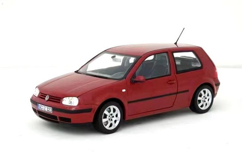 1/18 Norev Volkswagen VW Golf IV 4th Generation Golf MK4 (Red) Diecast Car Model