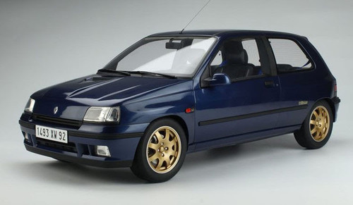 1/8 GT Spirit 1993 Renault Clio Williams Bleu Sport Resin Car Model