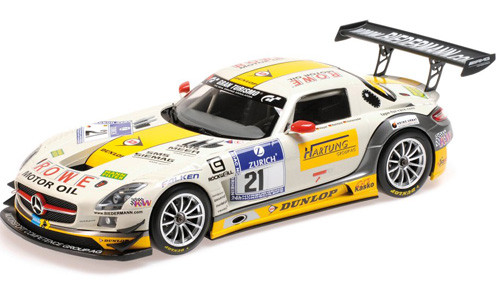 1/18 Minichamps 2013 Mercedes-Benz SLS AMG GT3 Rowe Racing