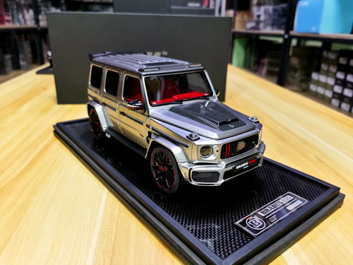 1/18 MH Motorhelix Mercedes-Benz G63 AMG Brabus 800 (Silver) Resin Car Model Limited 66 Pieces
