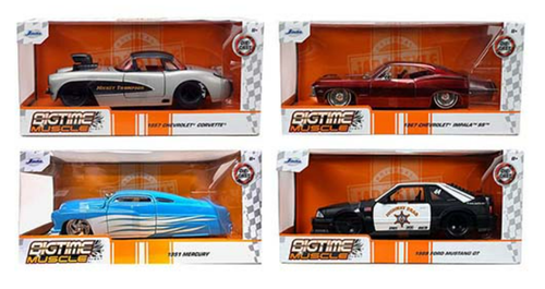 1/24 Jada 2021 Series 173GT Assortment 4-Car Set Diecast Car Model