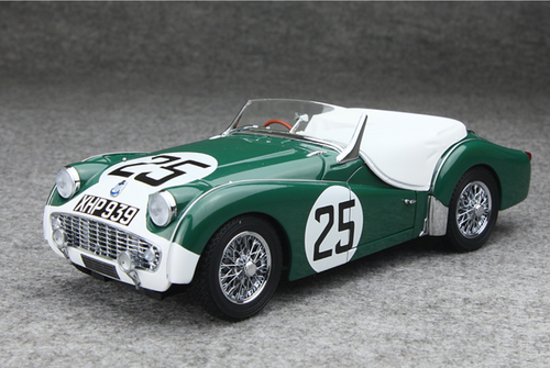 1/18 Kyosho Triumph 1959 TR3S LM No.25 (Green / White) Diecast Car Model