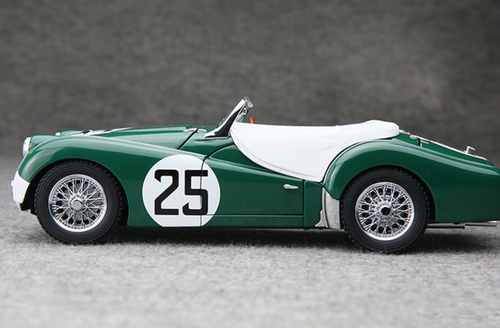 1/18 Kyosho Triumph 1959 TR3S LM No.25 (Green / White) Diecast Car Model