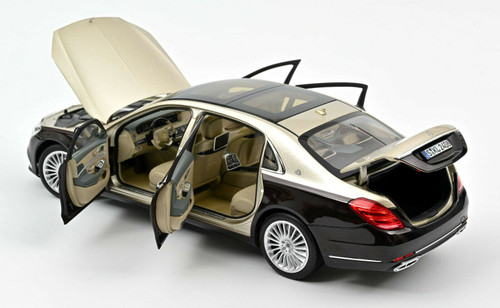 1/18 Norev Mercedes-Benz Mercedes Maybach S650 (Black & Gold) Flat