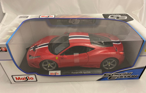 1/18 BBurago Ferrari 458 Speciale (Red) Diecast Car Model
