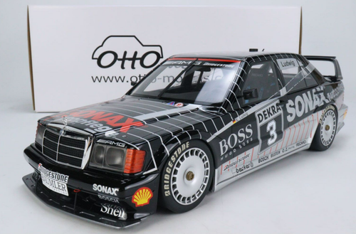 1/12 OTTO 1992 Mercedes-Benz W201 190 EVO II DTM Champion K.Ludwig #3 Resin Car Model