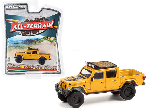 2020 Jeep Gladiator Pickup Truck with Off-Road Parts Yellow "All Terrain" Series 12 1/64 Diecast Model Car by Greenlight
