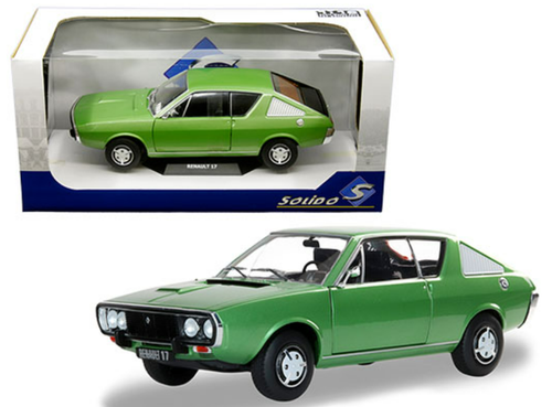 1/18 Solido 1976 Renault 17 MK1 (Vert Metal Vernis Green) Diecast Car Model