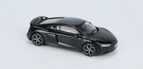 1/64 KENGFAI 2021 Audi R8 Black Diecast Car Model