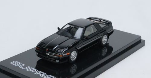  1/64 Hobby Japan Toyota Supra (A70) 3.0GT Turbo Limited Turbo A Duct Black Diecast Car Model