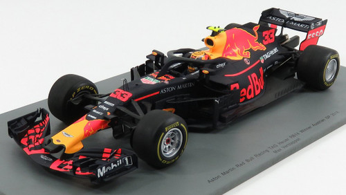 DAMAGED of 1/18 Red Bull Racing-TAG Heuer No.33 Austrian GP 2018 - Winner Aston Martin Red Bull Racing-TAG Heuer RB14 Max Verstappen