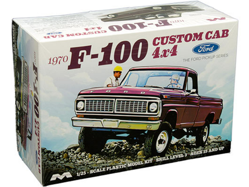 1/25 Moebius Models 1970 Ford F-100 Custom Cab 4x4 Model Kit