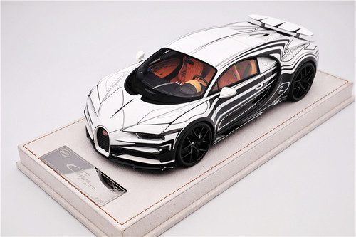 1/18 HH Model Bugatti Chiron (White & Black) Resin Car Model