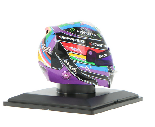 1/5 Spark 2021 Formula 1 Abu Dhabi GP Mercedes-AMG Lewis Hamilton Helmet Model