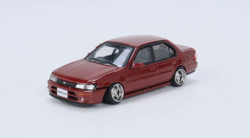 1/64 BM Creations Toyota Corolla 1996 AE100 Red Diecast Car Model