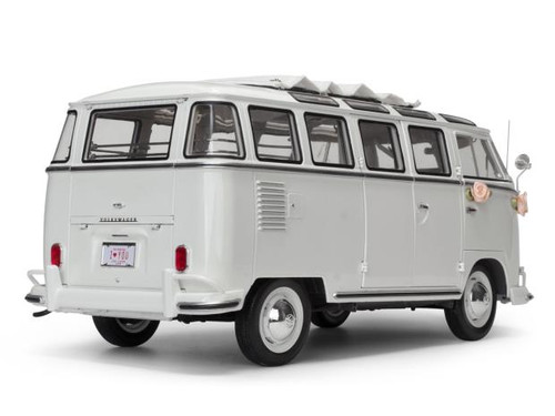 1/12 Sunstar 1958 Volkswagen T1 Bus (Cream White & Black) Diecast