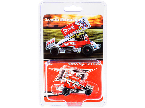 Winged Sprint Car #1S Logan Schuchart "Drydene" Shark Racing "World of Outlaws" (2020) 1/64 Diecast Model Car by ACME